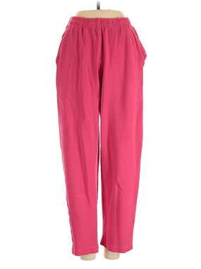 Many Colors by Big Bud Press Easy Pants Sweatpants Pull On Pockets Pink Size XXS